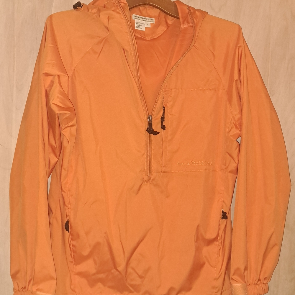 Royal Robbins Orange Windbreaker Jacket